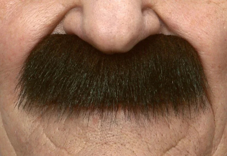 Bigote poblado castaño oscuro Barbas y Bigotes Viving